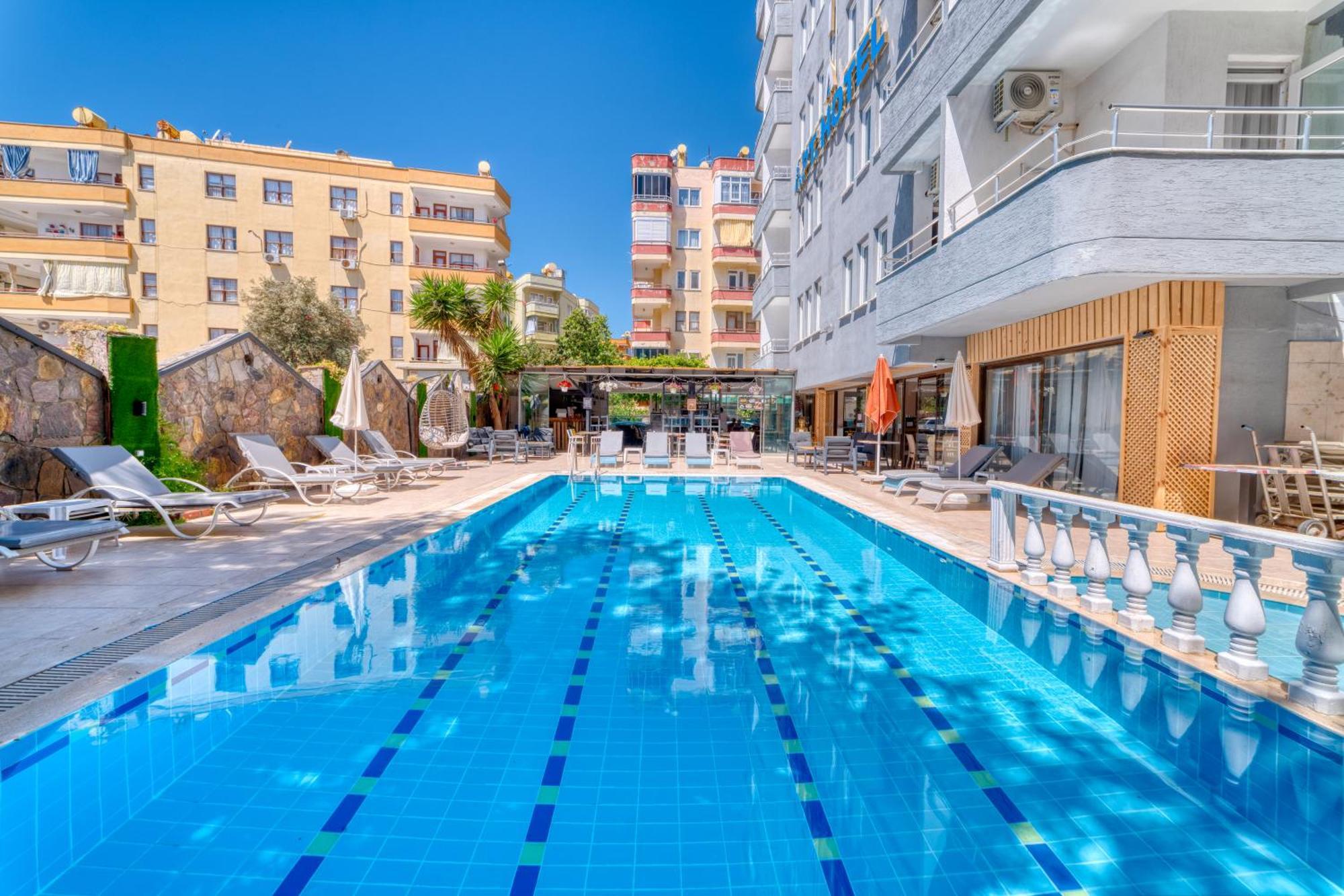 Kleopatra Icaria Apart Hotel Alanya Exterior foto