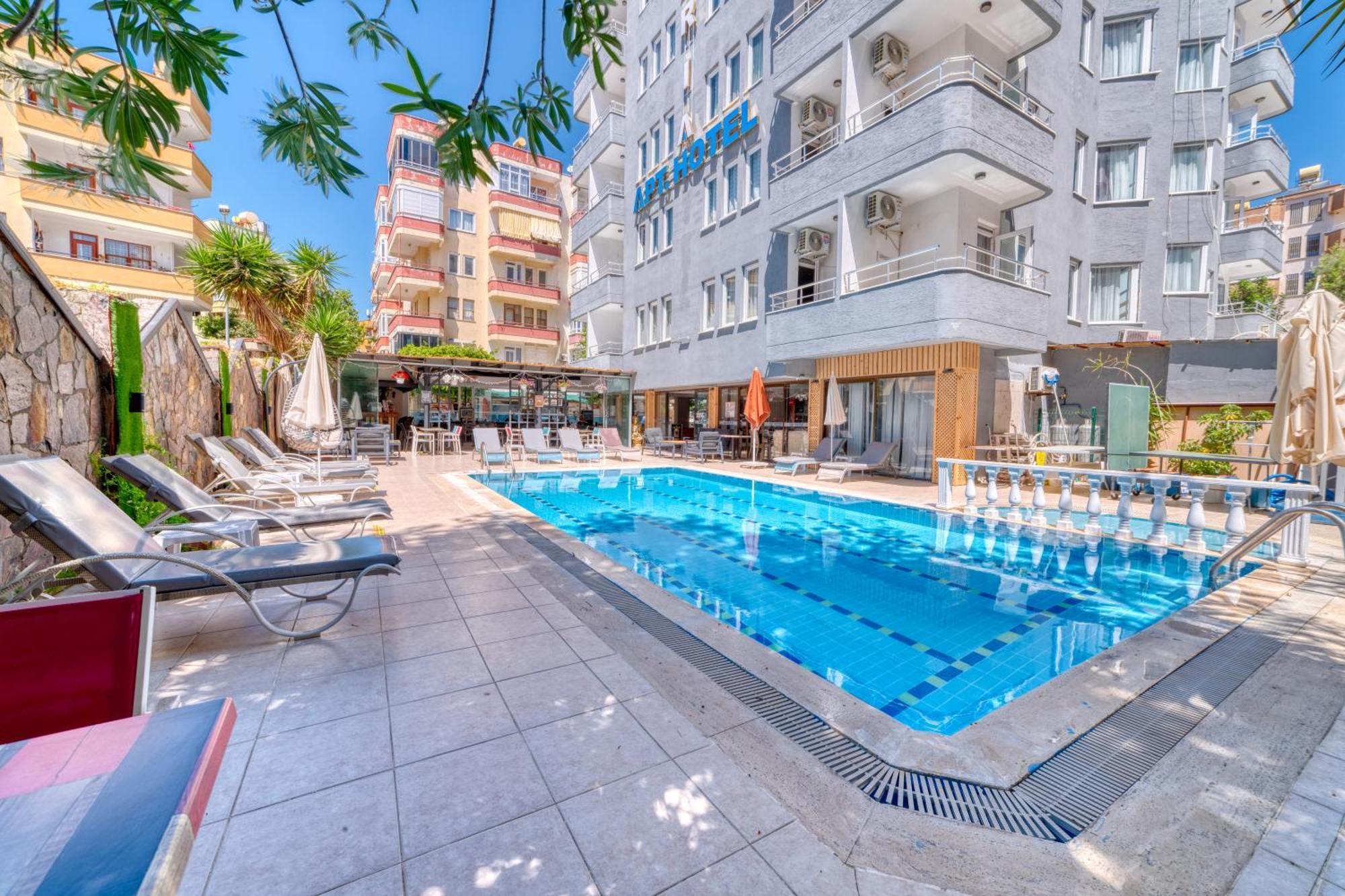 Kleopatra Icaria Apart Hotel Alanya Exterior foto